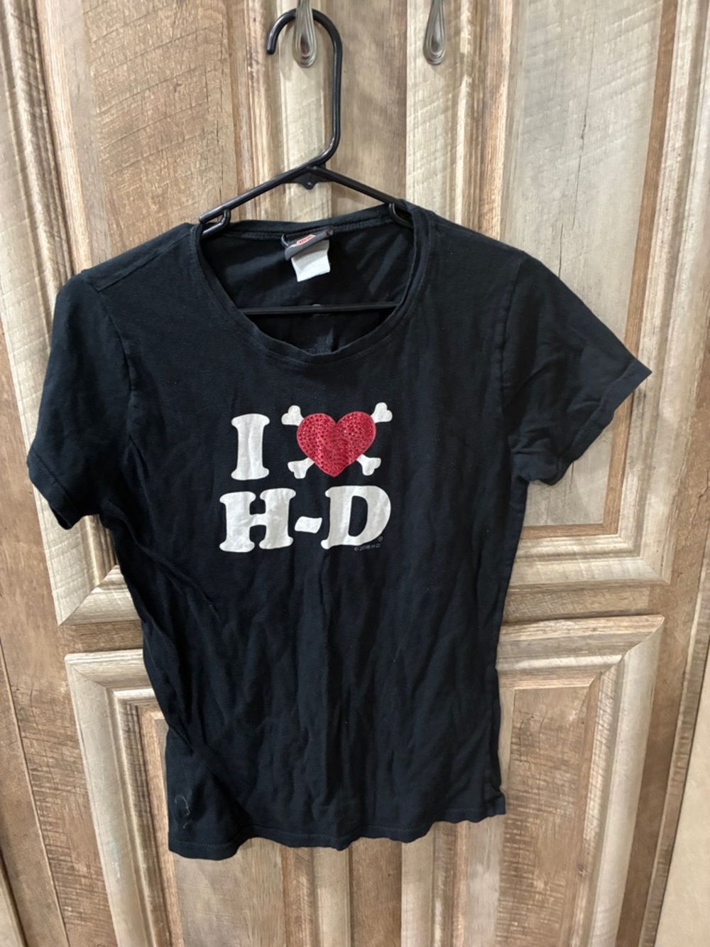 Harley-Davidson Black Tee with White Atlanta, Georgia Crest